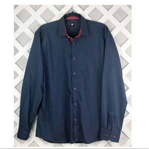 Eltex Bis Polish Brand Button Up Shirt Size 42B
